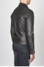 SBU 00446 Classic motorcycle jacket in black calf-skin leather 03