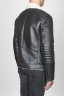 SBU 00447 Classic motorcycle jacket in black sheepskin leather 03