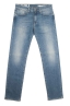 SBU 04093_2023SS Pure indigo dyed stone bleached stretch cotton blue jeans 06