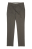 SBU 04131_2023SS Pantalón chino clásico de algodón elástico marrón 06