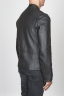 SBU 00451 Classic biker jacket in black calf-skin leather 03