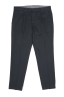 SBU 04135_2023SS Navy blue soft cotton blend pants with pinces 06