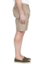 SBU 04155_2023SS Pantalón corto chino ultraligero de algodón elástico beige 03