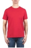 SBU 04171_2023SS T-shirt girocollo aperto in cotone fiammato rosso 01