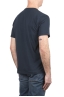SBU 04180_2023SS Camiseta de algodón azul marino de cuello redondo y bolsillo de parche 04