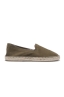 SBU 04190_2023SS Original green suede leather espadrilles with rubber sole 01