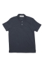 SBU 04211_2023SS Short sleeve blue pique polo shirt 06
