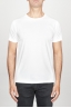SBU 00988 T-shirt girocollo aperto a maniche corte in cotone bianca 01
