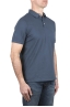 SBU 04214_2023SS Short sleeve blue pique polo shirt 02