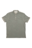 SBU 04215_2023SS Short sleeve green pique polo shirt 06