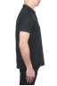SBU 04216_2023SS Short sleeve black pique polo shirt 03