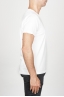 SBU 00988 Clásica camiseta de algodón blanca de cuello redondo amplio y manga corta 03