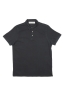 SBU 04216_2023SS Short sleeve black pique polo shirt 06