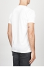 SBU 00988 Clásica camiseta de algodón blanca de cuello redondo amplio y manga corta 04