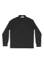 SBU 04226_2023SS Long sleeve black light cotton polo shirt  06