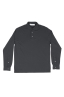 SBU 04227_2023SS Long sleeve grey light cotton polo shirt  06