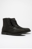 SBU 00991 Classic high top desert boots in black oiled leather 02