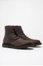 SBU 00992 Classic high top desert boots in brown oiled leather 02