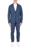 SBU 04264_2023SS Black cotton sport suit blazer and trouser 01
