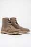 SBU 00993 Classic high top desert boots in beige oiled leather 02