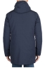 SBU 04500_23AW Parka térmica larga impermeable y chaqueta de plumón desmontable azul 05