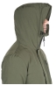 SBU 04501_23AW Parka térmica larga impermeable y chaqueta de plumón desmontable verde 04