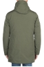 SBU 04501_23AW Parka térmica larga impermeable y chaqueta de plumón desmontable verde 05