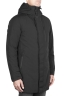 SBU 04502_23AW Parka térmica larga impermeable y chaqueta de plumón desmontable negro 02