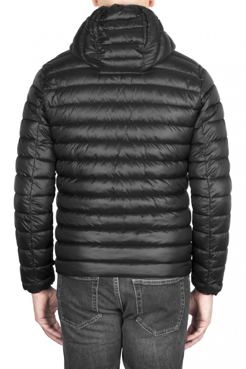 SBU 04505_23AW Thermic insulated hooded down jacket black 01