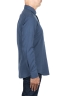 SBU 04518_23AW Camicia in twill di cotone blu indaco 03