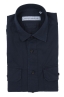 SBU 04533_23AW Blue cotton work shirt with pockets 06