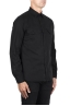 SBU 04535_23AW Black cotton work shirt with pockets 02