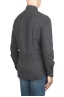 SBU 04541_23AW Plain soft cotton grey flannel shirt 04