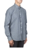 SBU 04544_23AW Classic grey cotton denim shirt 02