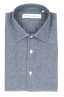 SBU 04544_23AW Camicia classica in denim di cotone grigio 06