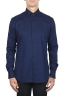 SBU 04545_23AW Classic navy blue cotton oxford shirt 01
