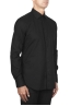 SBU 04547_23AW Camisa oxford clásica de algodón negra 02