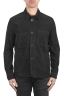 SBU 04553_23AW Unlined multi-pocketed jacket in black corduroy 04