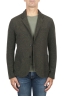 SBU 04571_23AW Green wool blend sport jacket unconstructed and unlined 01