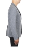 SBU 04577_23AW Veste de sport gris en laine mélangée non confectionnée et non doublée 03