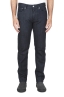 SBU 04593_23AW Coton stretch japonais teinté indigo naturel  délavé jeans Denim 01