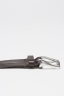 SBU 01004 Cintura in pelle di vitello lavata marrone con fibbia di metallo 3.5 cm 02