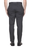 SBU 04603_23AW Pantalon classique en coton stretch gris avec pinces 05