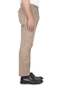 SBU 04604_23AW Pantalon classique en coton stretch beige avec pinces 03