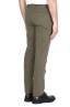 SBU 04609_23AW Pantalón chino clásico en algodón elástico verde 04
