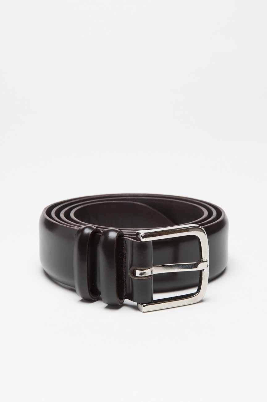 SBU 01005 Classic orciani for sbu brown leather 1.2 inches belt 01