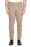 SBU 04621_23AW Comfort pants in beige stretch cotton 01
