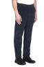 SBU 04627_23AW Pantaloni comfort in velluto elasticizzato blu 02