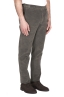 SBU 04630_23AW Pantalon confort en velours côtelé stretch marron 02