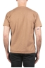 SBU 04636_23AW Camiseta cuello redondo algodón flameado marrón 05